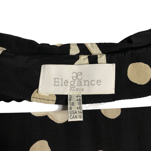 Elegance Paris Vintage Women's Polka Dot/Hearts Print Dress - Picture 5 of 8